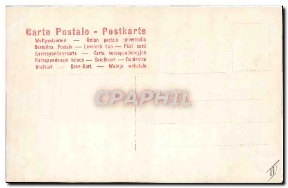 S.M. Vittorio Emanuele III — retrato em uniforme — editor desconhecido, número de série não visível - Verso