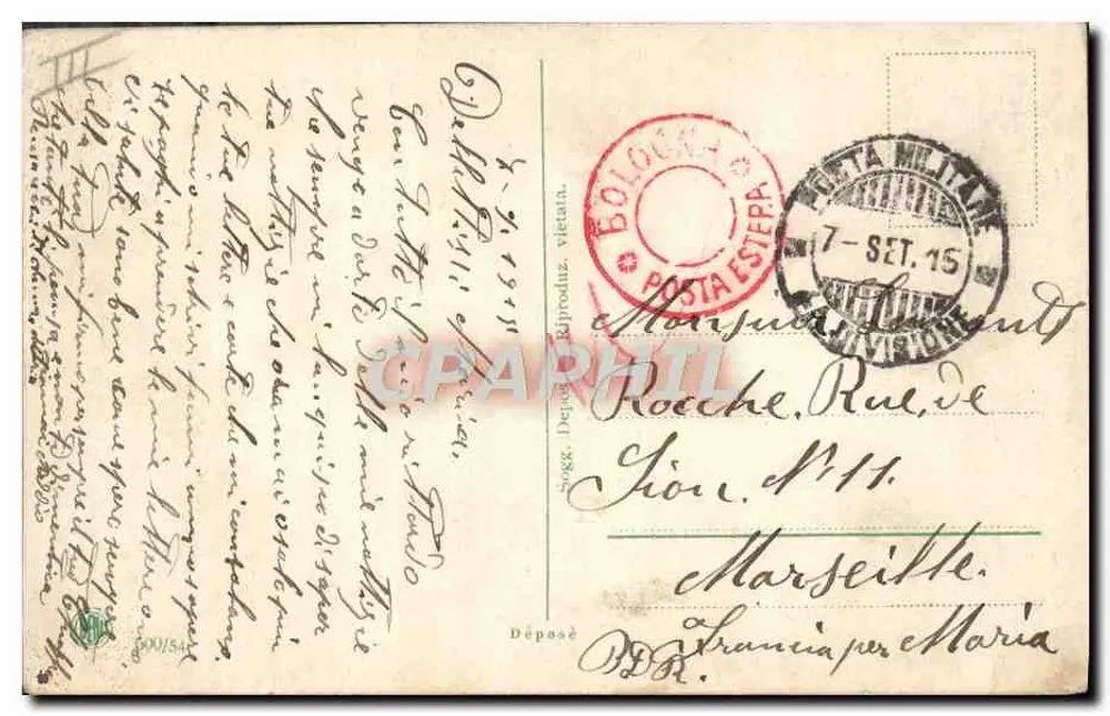 Família real da Saboia — retratos e soldados — editor Savoia - Verso