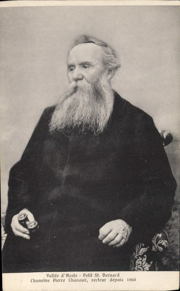 Tal der Aosta - Petit St. Bernard — Canon Pierre Chanoux, Rektor seit 1860 - Vorderseite