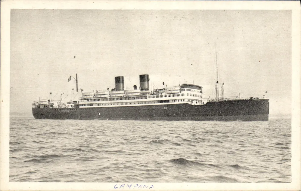 Das Dampfschiff CAMPANA — G°-Serie der Seefahrt - Vorderseite
