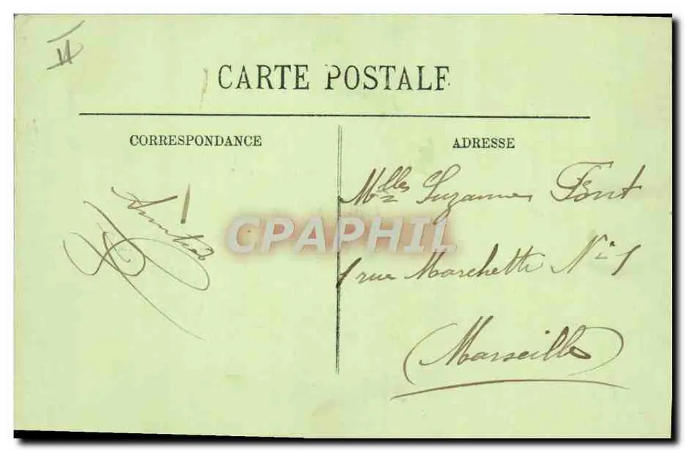 Der "Général Chanzy" — Schiffbruch der Compagnie Générale Transatlantique — LL, n°256 - Rückseite