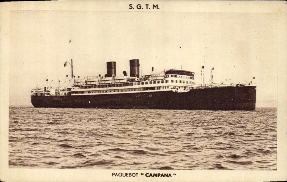 배轮선 "Campana" — S.G.T.M. — 발행사 S.G.T.M., 시리얼 번호가 보이지 않음 - 앞면