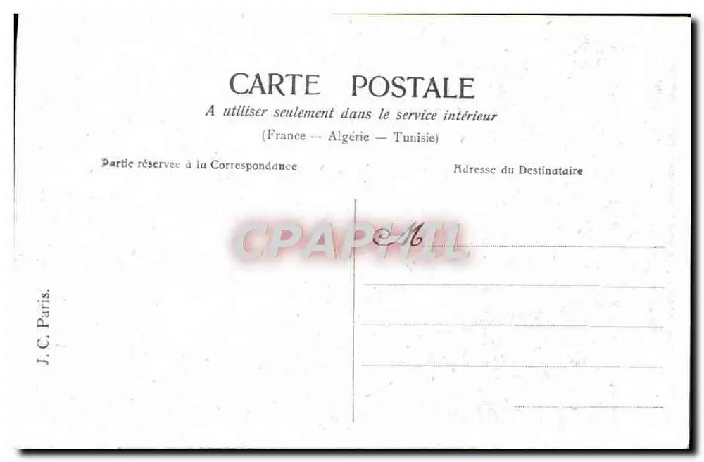 Liebesfang — Szene eines Heiratsantrags — J.C. Paris - Rückseite