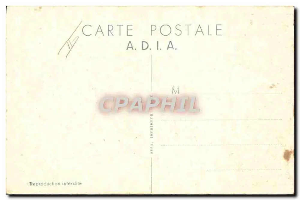 Petite fille avec houx — Bonne Année — Éditeur Stand Cligon - Verso
