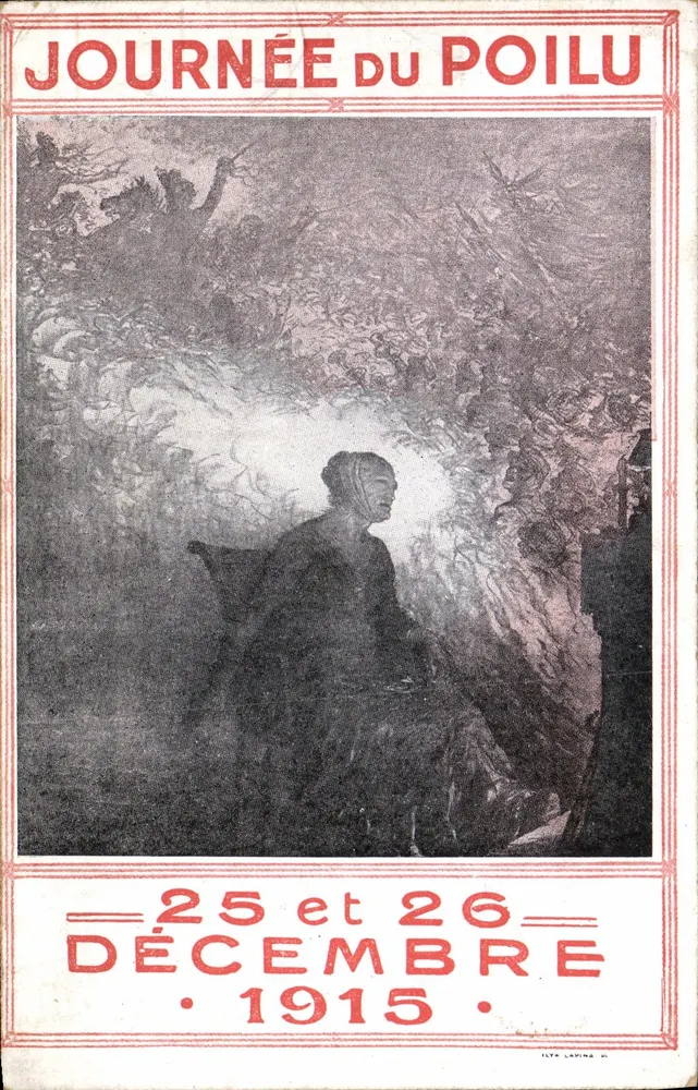 Journées du Poilu — 25. und 26. Dezember 1915 — Lith. Lapina - Vorderseite