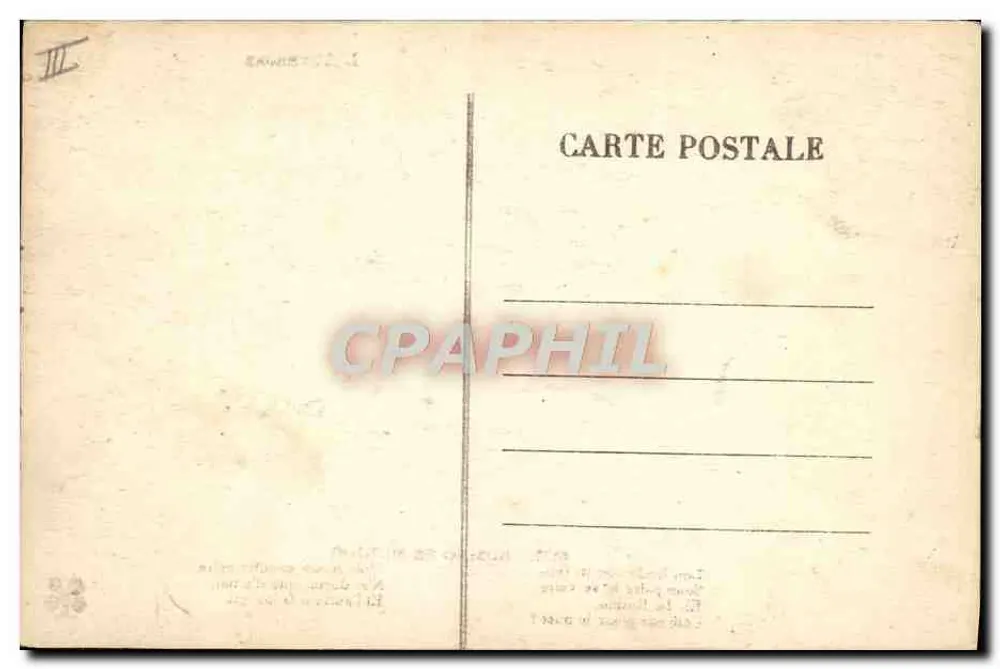 A Auvergne — cena de vida local com casal — editor M. L. n° 6170 - Verso