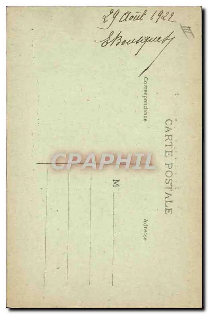 Nossa Auvergne (Região do Cantal) — Cena de vida rural — Émile BANCHAREL, n° 6178 - Verso
