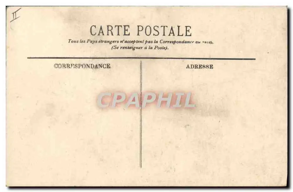 Auvergne — A Bourrée — A Ronde — LL. — N°18 - Verso