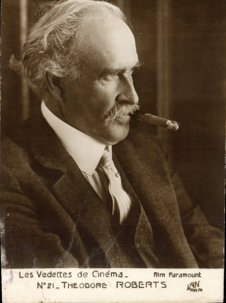 Théodore Roberts — As Estrelas do Cinema N°21 — Filme Paramount — AN Paris - Frente