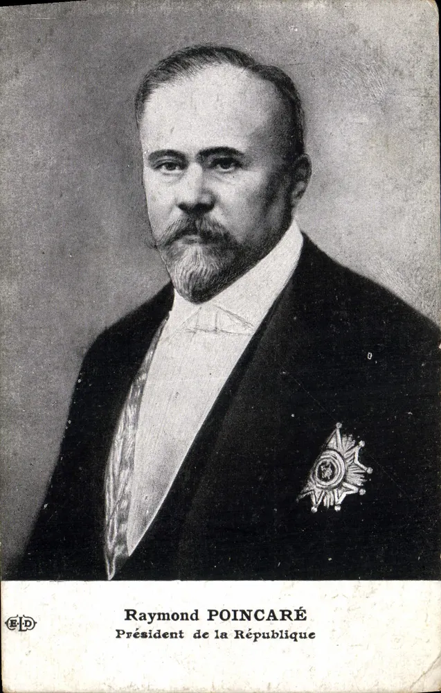 Raymond Poincaré — Präsident der Republik — Verlag E.D. n° III - Vorderseite