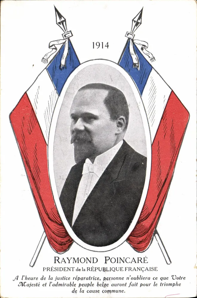 Raymond Poincaré — Präsident der Französischen Republik — 1914 - Vorderseite