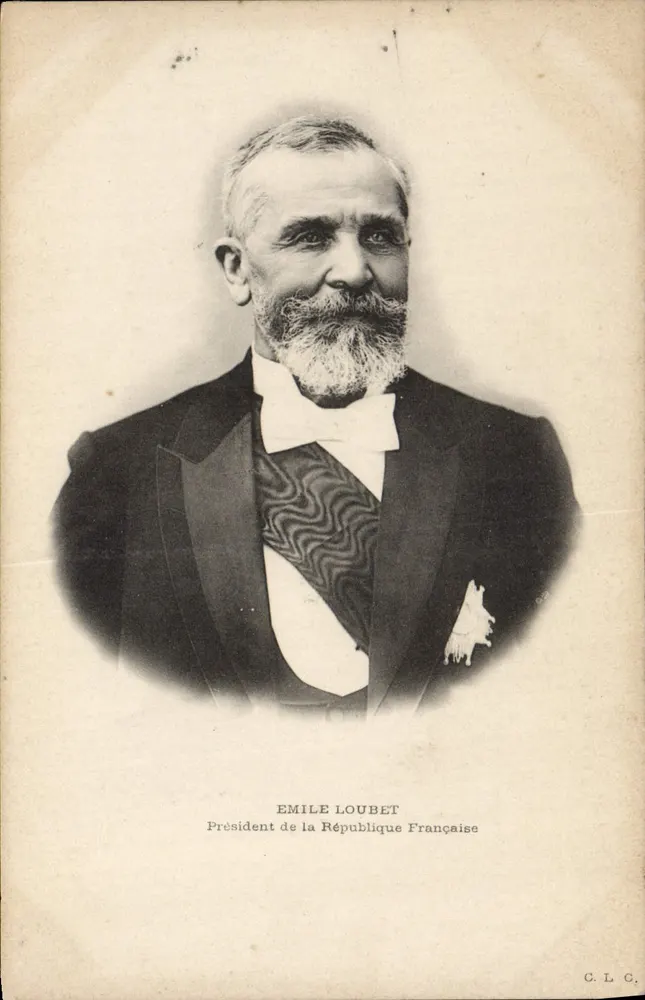 Émile Loubet — Präsident der Französischen Republik — C.L.C. - Vorderseite