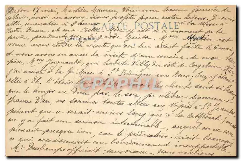 Retrato de um homem barbado — 'Gloire vive ! France !' — editor BLD, número de série não visível - Verso