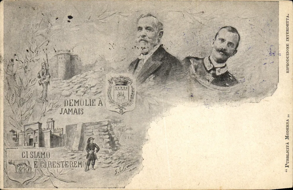 Dois homens em traje formal — retratos — Publ. Moderena, n° 14 - Frente