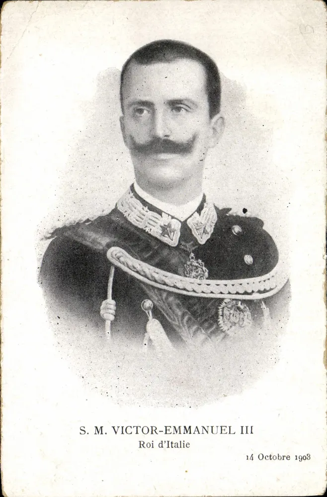 S.M. Victor-Emmanuel III — König von Italien — französische Ausgabe - Vorderseite