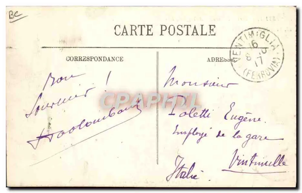 Bundesgymnastikfest, Lyon — 13., 14. und 15. August 1910 — Technische Kommission der Föderation — Fot. Ricletto - Rückseite