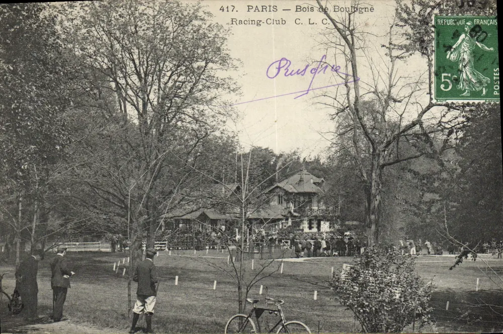 PARIS — Bois de Boulogne — Racing-Club C.L.C. — Verleger: A. L. C. n°417 - Vorderseite