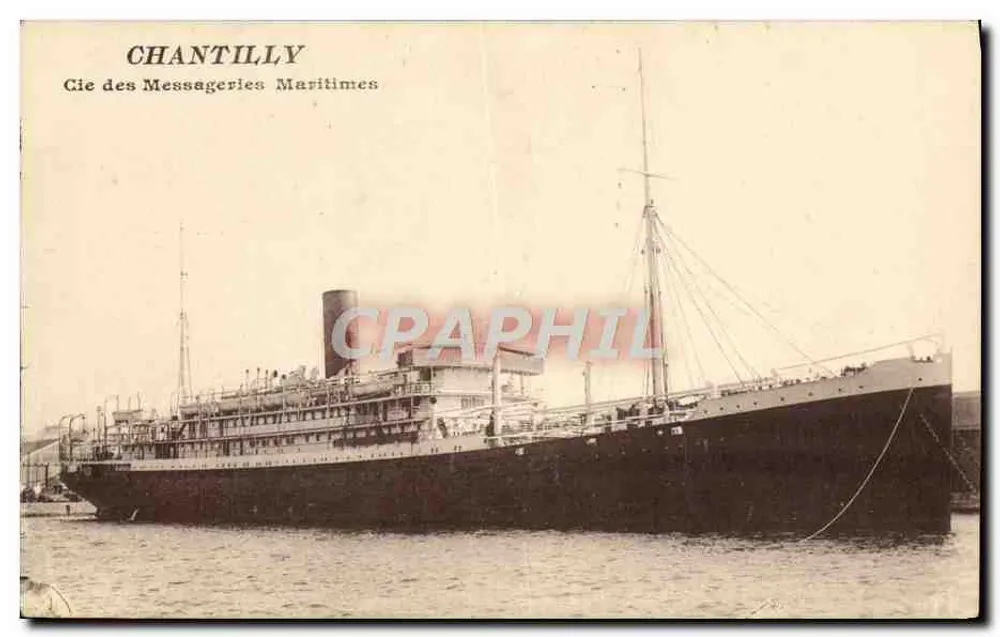 Chantilly — Cie des Messageries Maritimes — unbekannter Verlag - Vorderseite