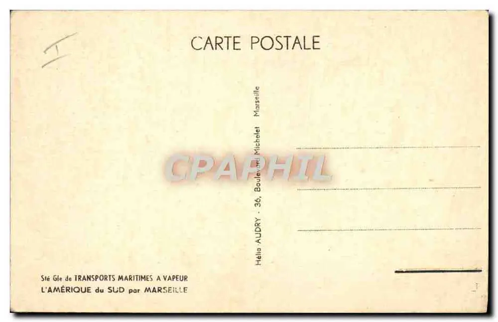 Navio de passageiros "Campana" — S.G.T.M. — Editor: S.G.T.M. - Verso