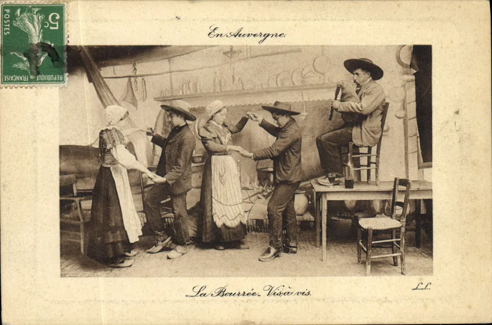 A Bourrée Vivarais — Em Auvergne — L.L. - Frente
