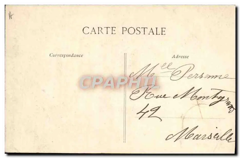 Eine nette Auvergnate — Sammlung V. D. C. Veröffentlicht — Nr. 135 - Rückseite