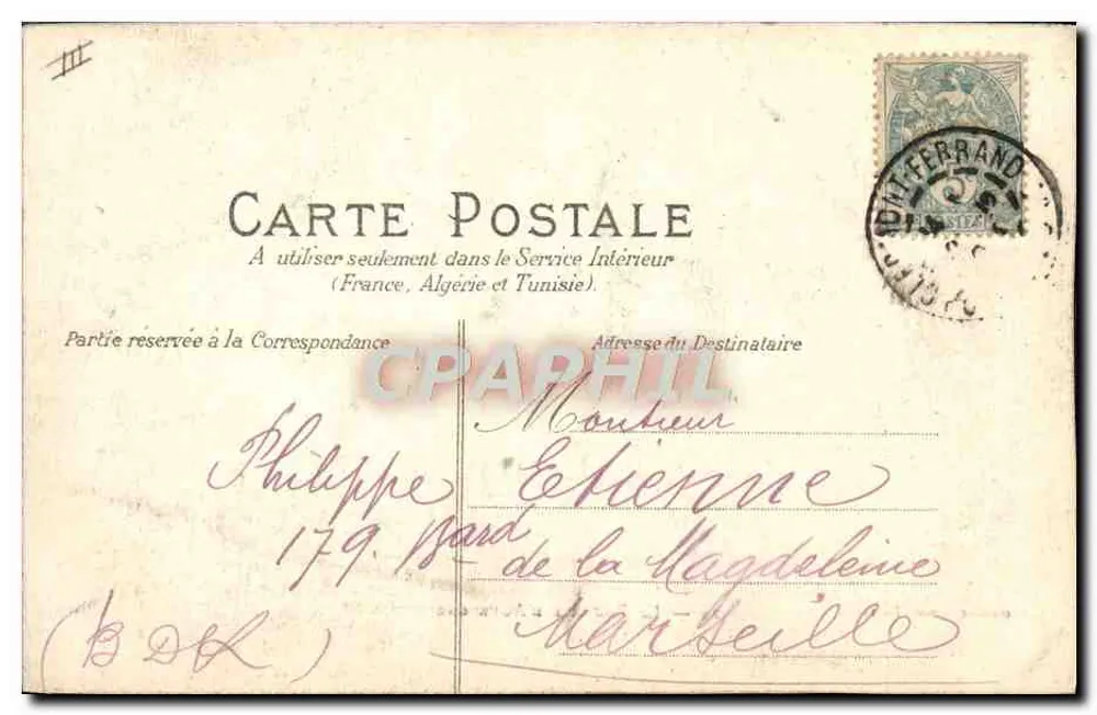 A La Bourrée d'Auvergne — cena de dança — Moussier, fot. Paris, n°29 - Verso