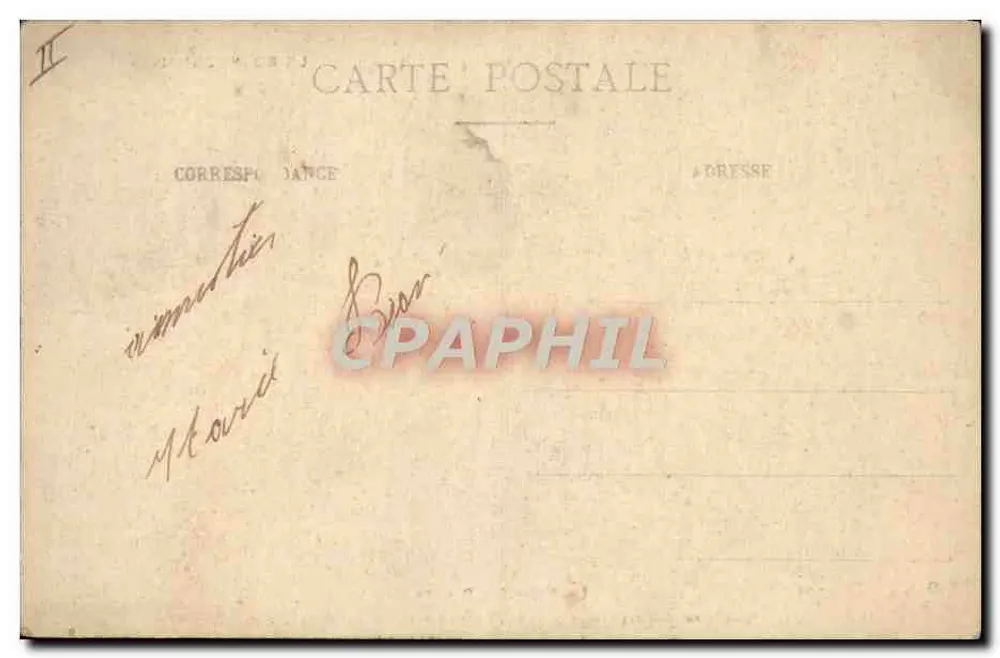 A Primeira Risada — O Bourbonnais — Editor Le Bourbonnais, n° 3093 - Verso