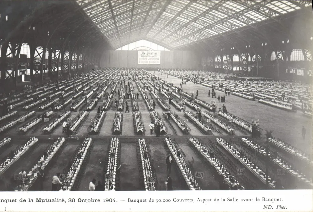Banchetto della Mutualité — 30 Ottobre 1904 — ND. Fot. - Recto
