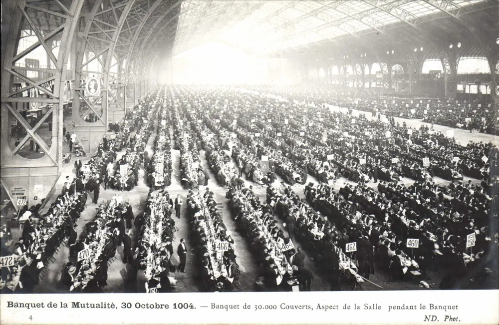 Bankett der Mutualité — 30. Oktober 1904 — ND. Fot. - Vorderseite