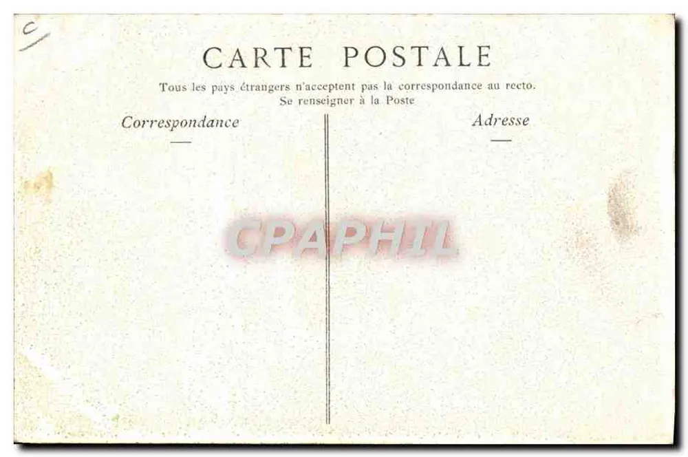 Bankett der Mutualité — 30. Oktober 1904 — ND. Fot. - Rückseite