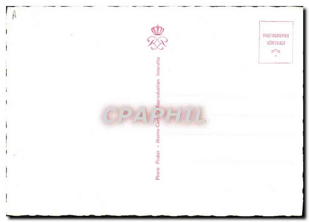 S.A.S. Rainier III — Príncipe soberano de Mônaco — Photo Picédi - Verso