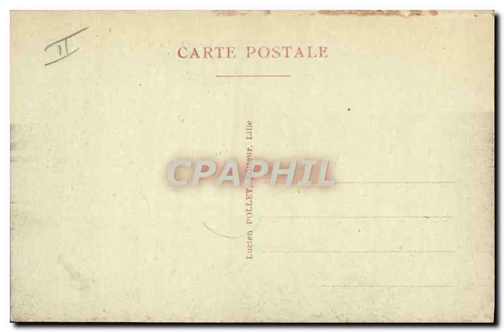 Malo-les-Bains — Croquet-Spiel — Lucien Pollet, Lille - Rückseite