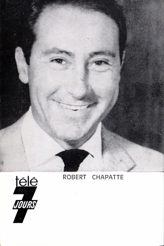 Robert Chapatte — apresentação para Télé 7 Jours — editor Télé 7 Jours - Frente