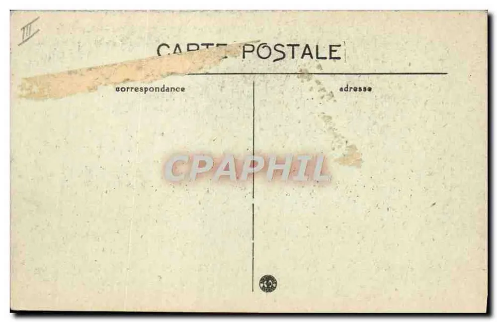DUC de BRAGANCE — Compagnie Générale Transatlantique — durch stürmische See — E.L. — Nr. 1729 - Rückseite