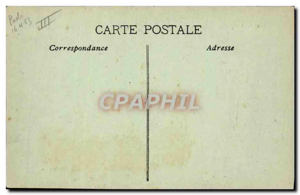 Schnellschiff "Djurdjura" — Funktelegraphie — Nr. 16463 - Rückseite