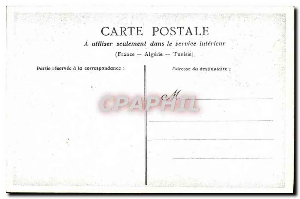 Menina com chapéu com motivos — retrato de estúdio — carta postal francesa - Verso