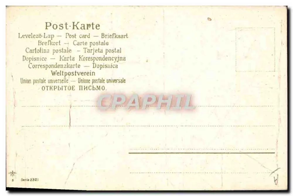 Rato branco — pulando em um chão de tijolos — editor não identificado, série 2321 - Verso