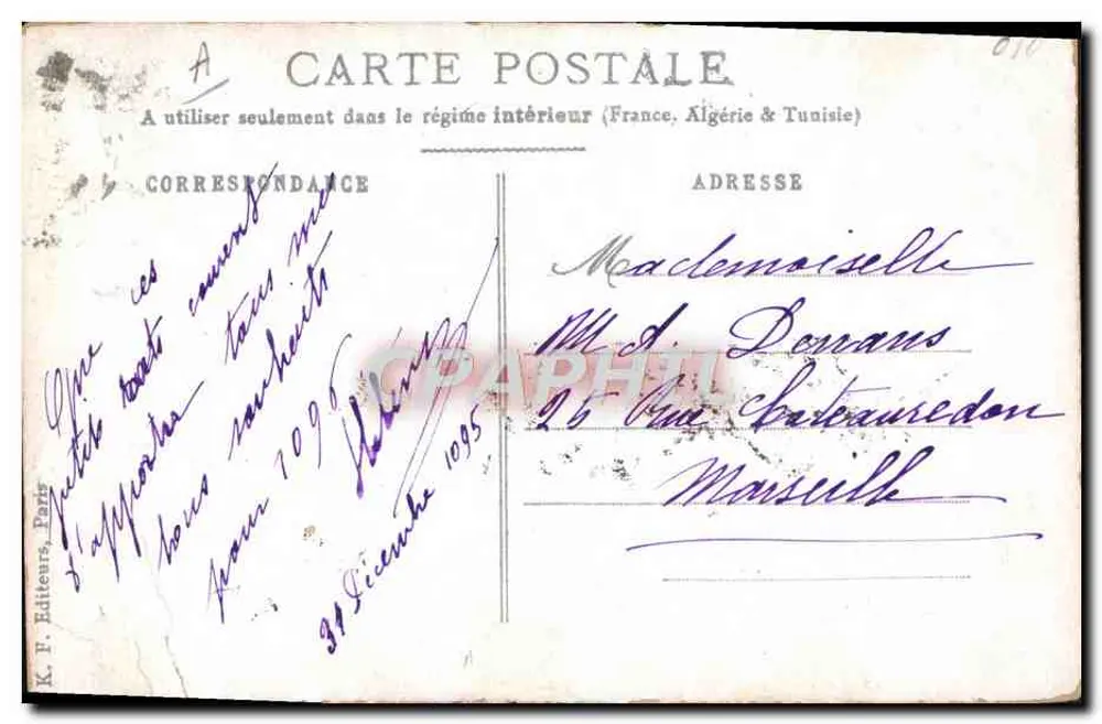 Dois ratos brancos em um muro vermelho – editor K.F. Editores, Paris – n° 010 - Verso