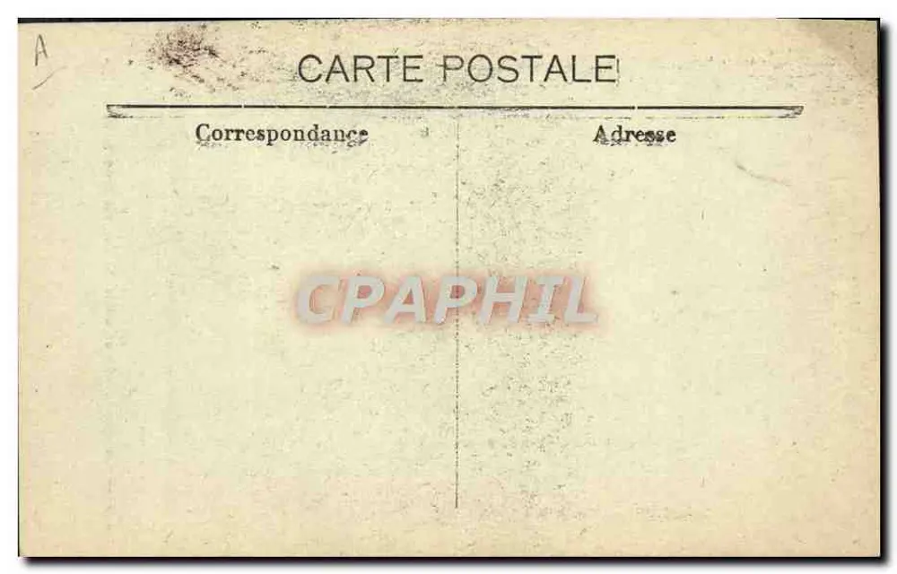 Camelot — Karikatur eines Mannes mit Kameelkopf — Serie 853 — Alphonse Faucon - Rückseite