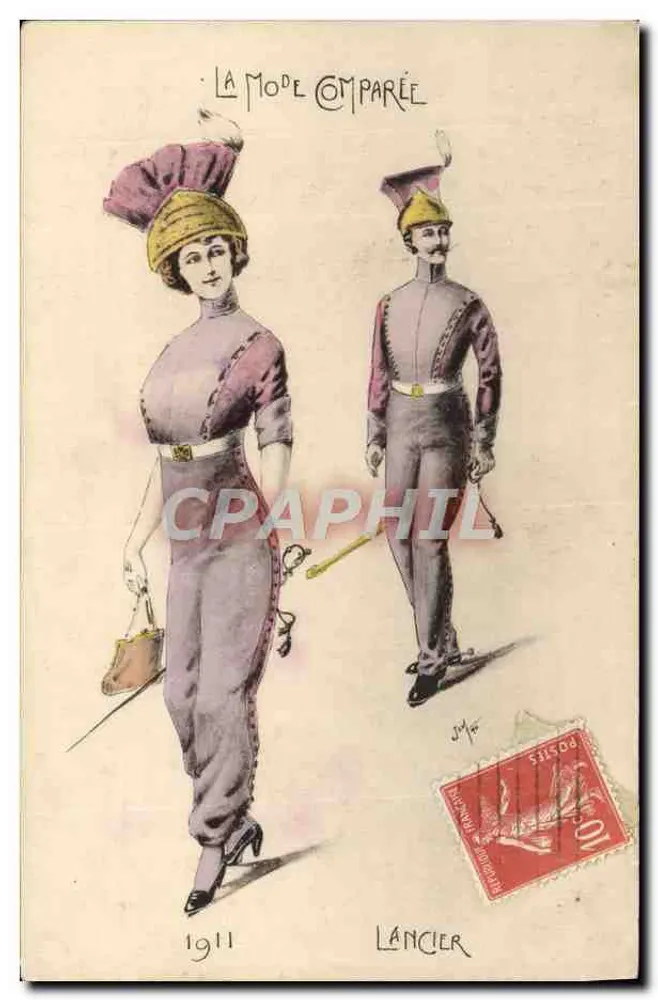 Die Vergleichende Mode — 1911 — LANCIER - Vorderseite