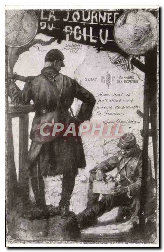 Tage des Poilus — 31. Oktober - 1. November 1915 — L. Lapointe, Imp. Édit. 22, Paris - Vorderseite