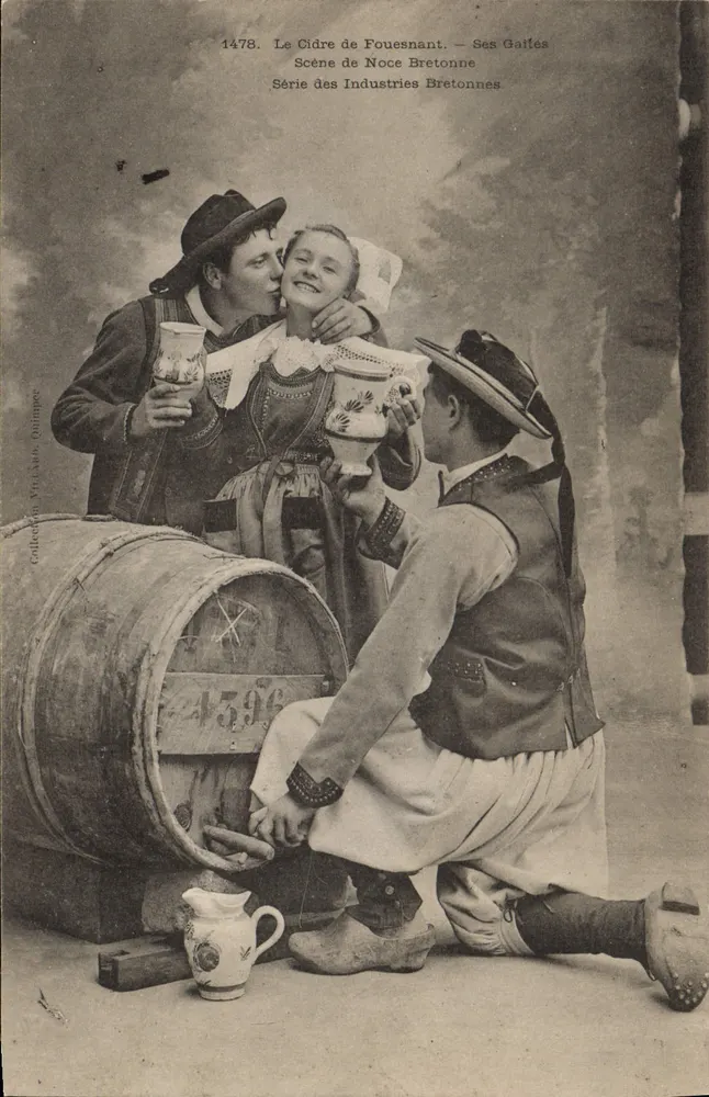 O Cidre de Fouesnant — Suas Alegrias — Série das Indústrias Bretãs — n°1478 - Frente