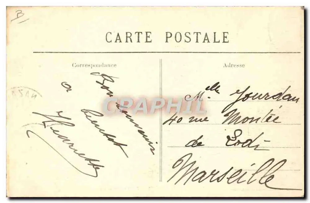 Kleidung der Paludiers — Bretonische Tänze — Sammlung Poulain, Saint-Nazaire - Rückseite