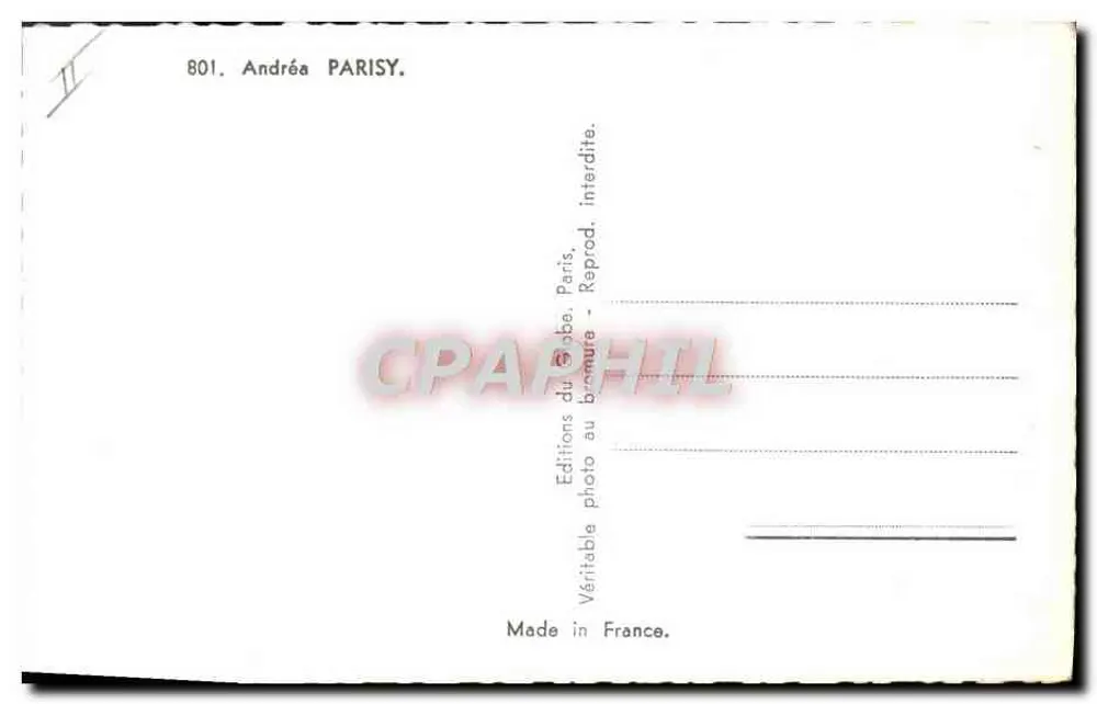 एंड्री पेरिसी — पोर्ट्रेट — स्टूडियो हार्कोर्ट - पीछे