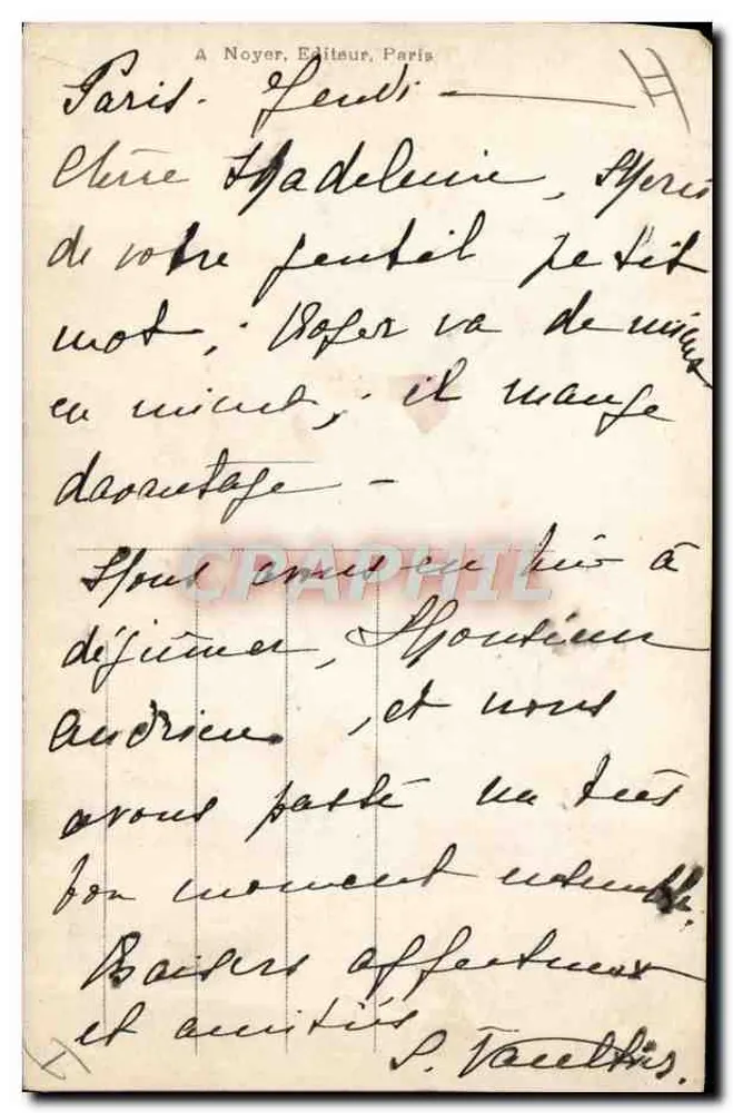 Statua Kronprynca — Słowa Guillaume'a — AN Paryż nr 67 - Rewers