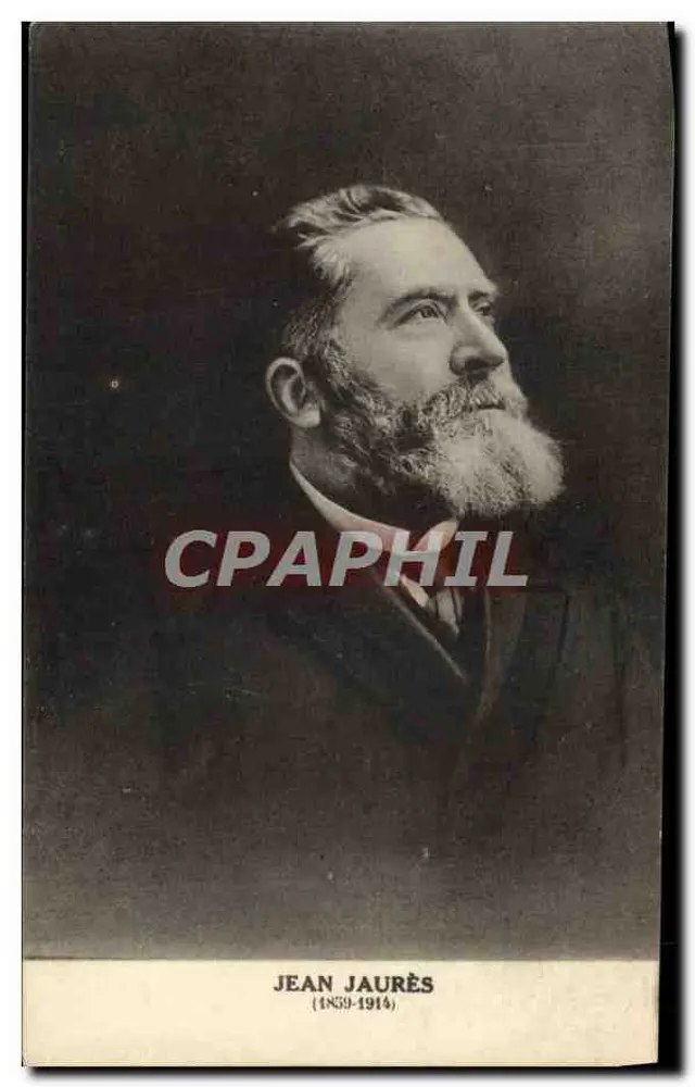 Jean Jaurès — retrato — Livraria Popular do Partido Socialista, Paris - Frente