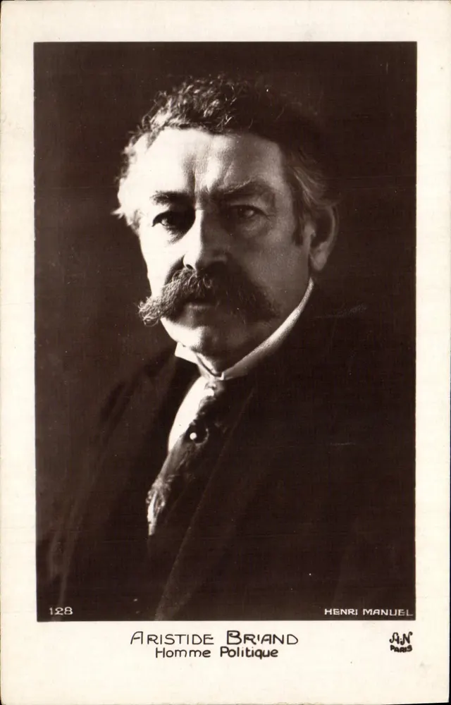 Aristide Briand — Politiker — Henri Manuel, Paris, n°128 - Vorderseite