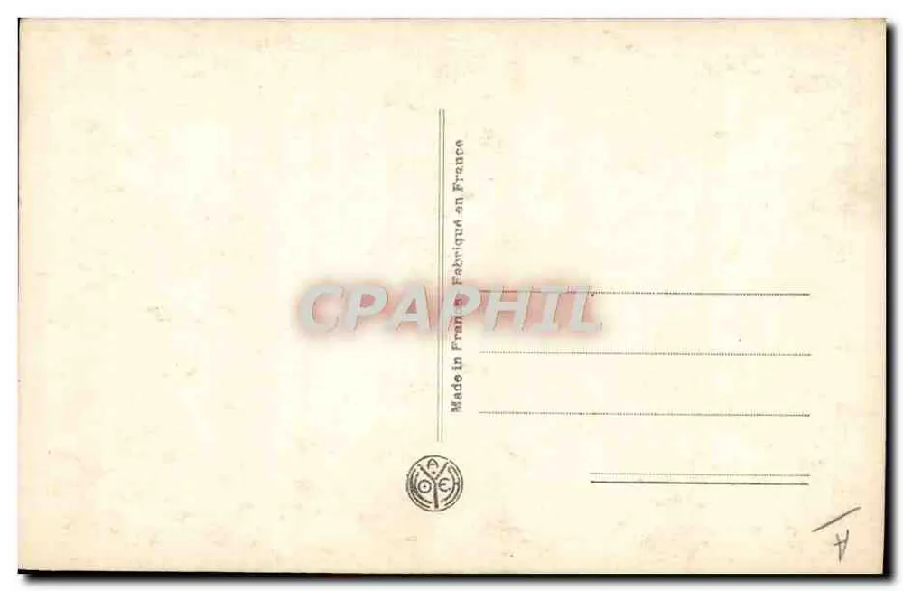 Aristide Briand — Politiker — Henri Manuel, Paris, n°128 - Rückseite