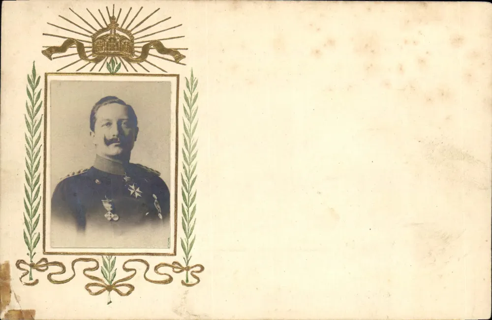 Portrait d'un militaire — orné de couronne et de lauriers — éditeur non visible - Awers