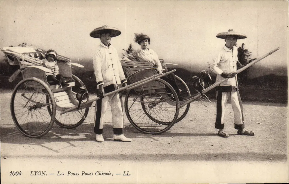 Die chinesischen Rickshaws — LYON — LL. — n° 1004 - Vorderseite